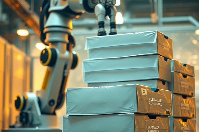 全自動(dòng)貼標(biāo)機(jī)助力常州工廠生產(chǎn)